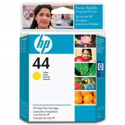 HP 51644YE (44), originálny atrament, žltý, 42 ml