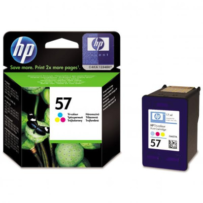 HP C6657AE (57), originálny atrament, farebný, 17 ml