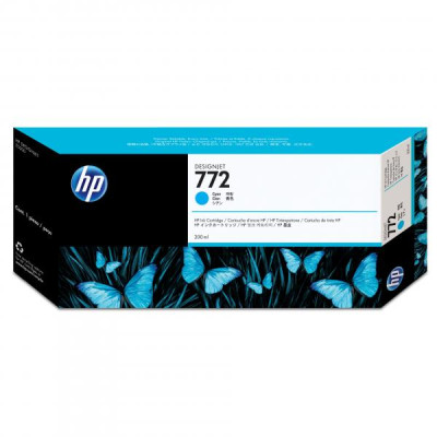 HP CN636A (722), originálny atrament, azúrový, 300 ml