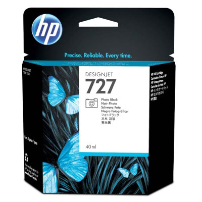 HP B3P17A (727), originálny atrament, photo čierny, 40 ml