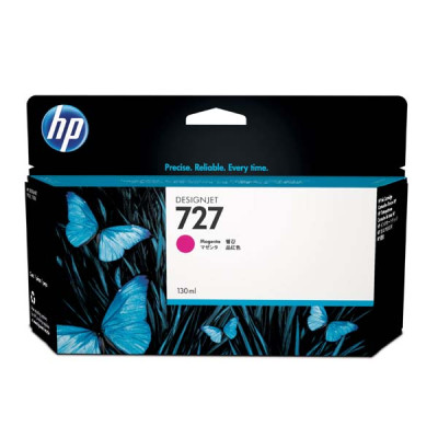 HP B3P20A (727), originálny atrament, purpurový, 130 ml