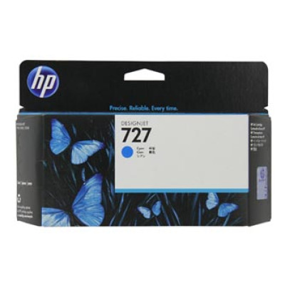 HP F9J76A (727), originálny atrament, azúrový, 300 ml