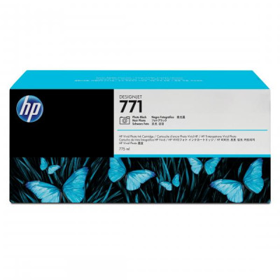 HP CE043A (771), originálny atrament, photo čierny, 775 ml