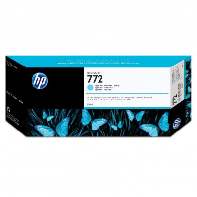 HP CN632A (772), originálny atrament, azúrový, 300 ml