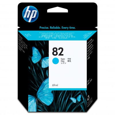 HP C4911A (82), originálny atrament, azúrový, 69 ml