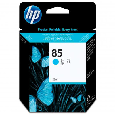 HP C9425A (85), originálny atrament, azúrový, 28 ml