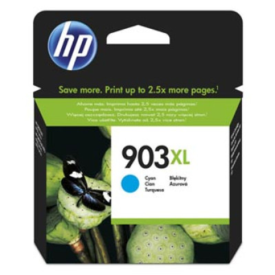 HP T6M03AE (903XL), originálny atrament, azúrový, 825 strán (9,5 ml)