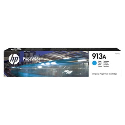 HP F6T77AE (913A), originálny atrament, azúrový, 37 ml