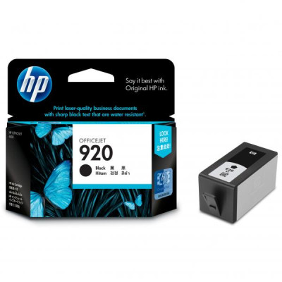 HP CD971AE (920), originálny atrament, čierny, 10 ml