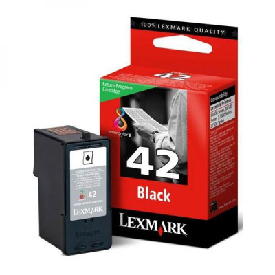 Lexmark 18Y0142E (#42), originálny atrament, čierny