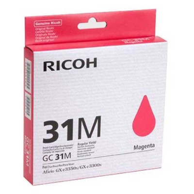 Ricoh GC-31M (405690), originálny atrament, purpurový