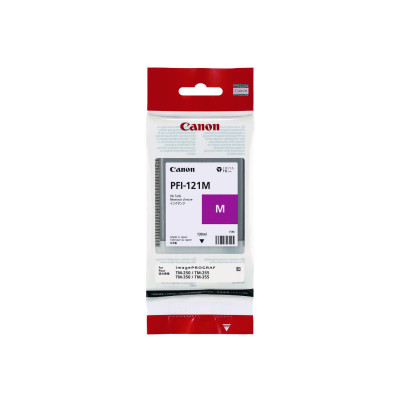 Canon PFI-121M (6267C001), originálny atrament, purpurový, 130 ml