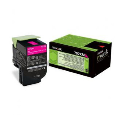 Lexmark 70C2XM0 (70C2XME), originálny toner, purpurový