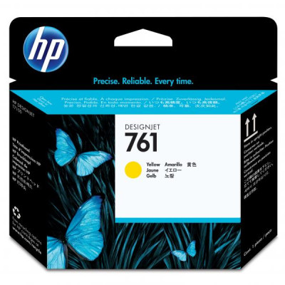 HP CH645A (761), originálna tlačová hlava, žltá