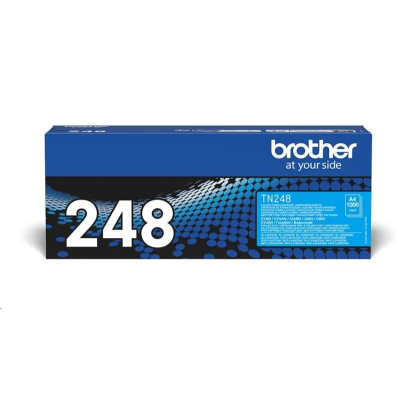 Brother TN-248C, originálny toner, azúrový, 1000 strán