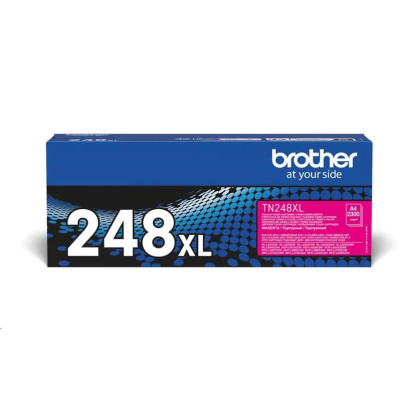 Brother TN-248XLM, originálny toner, purpurový, 2300 strán, XL