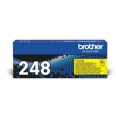 Brother TN-248Y, originálny toner, žltý, 1000 strán