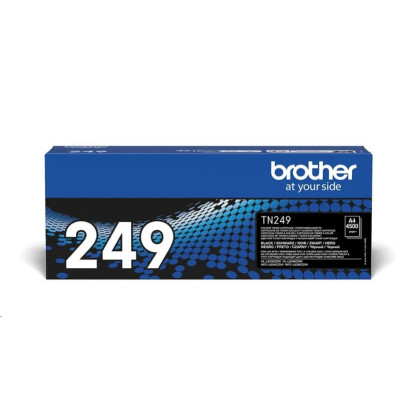 Brother TN-249Bk, originálny toner, čierny, 4500 strán, XXL