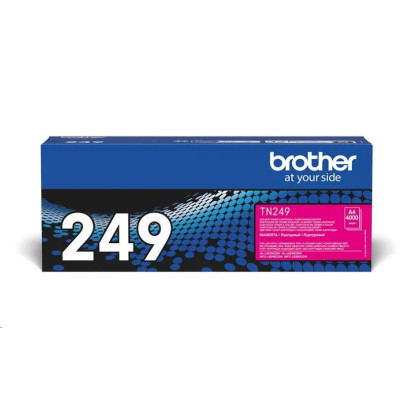 Brother TN-249M, originálny toner, purpurový, 4000 strán, XXL