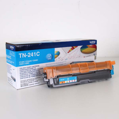 Brother TN-241C, originálny toner, azúrový