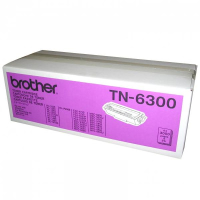 Brother TN-6300Bk, originálny toner, čierny, 3000 strán