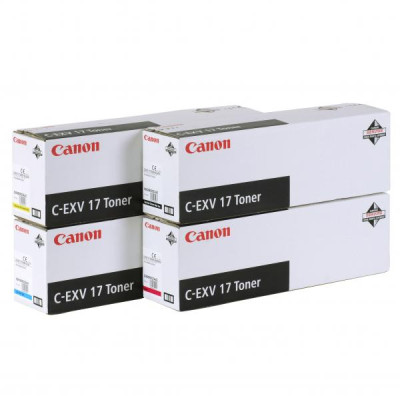 Canon C-EXV17Bk (0262B002), originálny toner, čierny