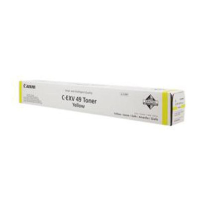 Canon C-EXV49Y (8527B002), originálny toner, žltý