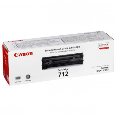 Canon CRG-712Bk (1870B002), originálny toner, čierny