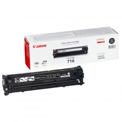 Canon CRG-716Bk (1980B002), originálny toner, čierny, 2300 strán