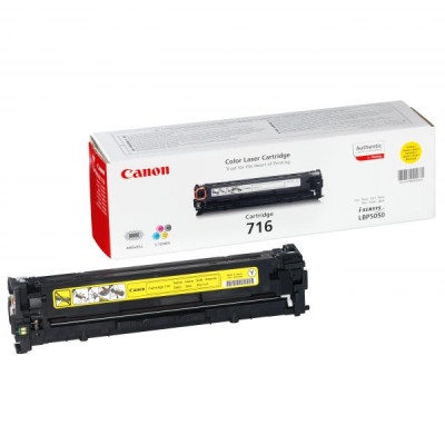 Canon CRG-716Y (1977B002), originálny toner, žltý, 1500 strán