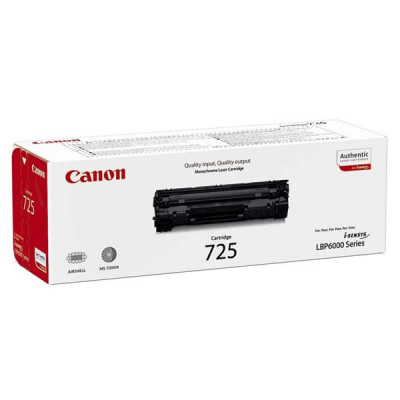 Canon CRG-725Bk (3484B002), originálny toner, čierny