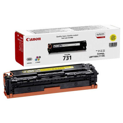 Canon CRG-731Y (6269B002), originálny toner, žltý, 1500 strán