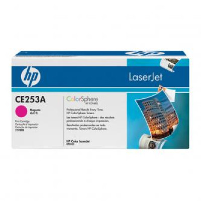 HP CE253A (504A), originálny toner, purpurový