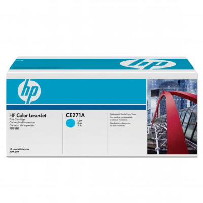 HP CE271A (650A), originálny toner, azúrový