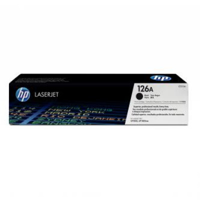 HP CE310A (126A), originálny toner, čierny, 1200 strán