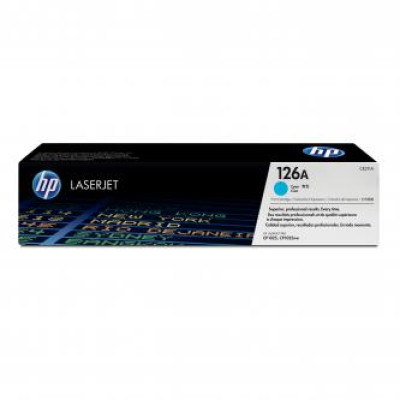 HP CE311A (126A), originálny toner, azúrový, 1000 strán