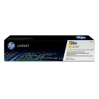 HP CE312A (126A), originálny toner, žltý, 1000 strán