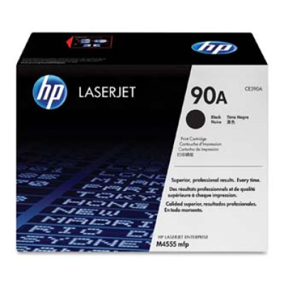 HP CE390A (90A), originálny toner, čierny