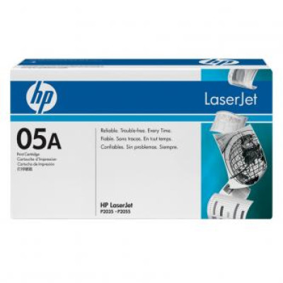 HP CE505A (05A), originálny toner, čierny, 2300 strán