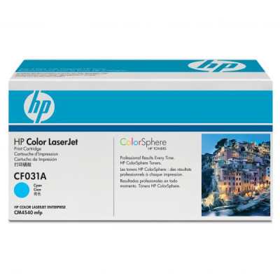 HP CF031A (646A), originálny toner, azúrový