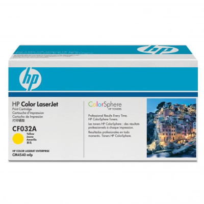 HP CF032A (646A), originálny toner, žltý