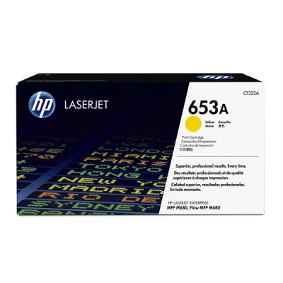 HP CF322A (653A), originálny toner, žltý