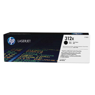 HP CF380X (312X), originálny toner, čierny, 4400 strán