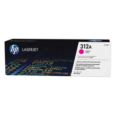 HP CF383A (312A), originálny toner, purpurový, 2700 strán