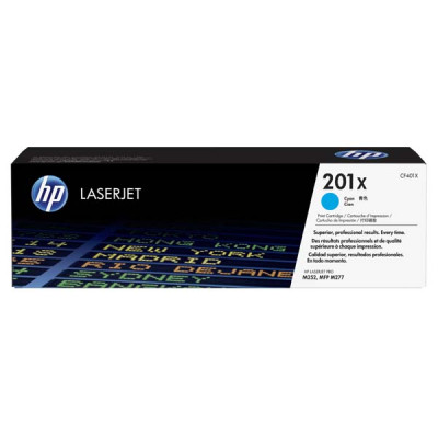 HP CF401X (201X), originálny toner, azúrový, 2300 strán