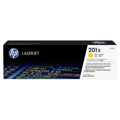 HP CF402X (201X), originálny toner, žltý, 2300 strán