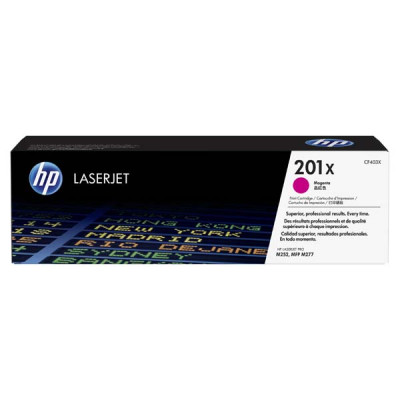 HP CF403X (201X), originálny toner, purpurový, 2300 strán