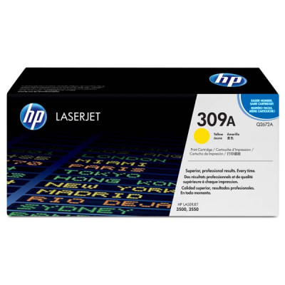 HP Q2672A (309A), originálny toner, žltý