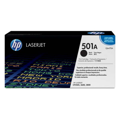 HP Q6470A (501A), originálny toner, čierny