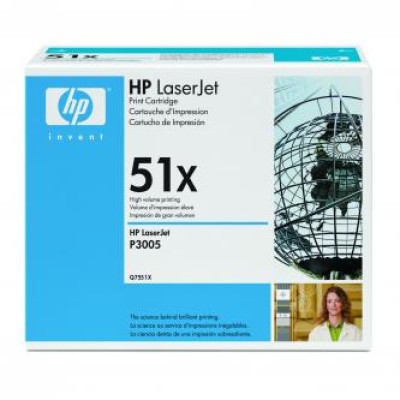 HP Q7551X (51X), originálny toner, čierny